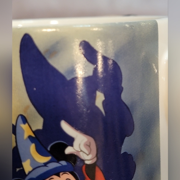 Vintage Disney Fantasia Mickey Mouse Sorcerers Apprentice Coffee Mug Japan Magic - Picture 6 of 13